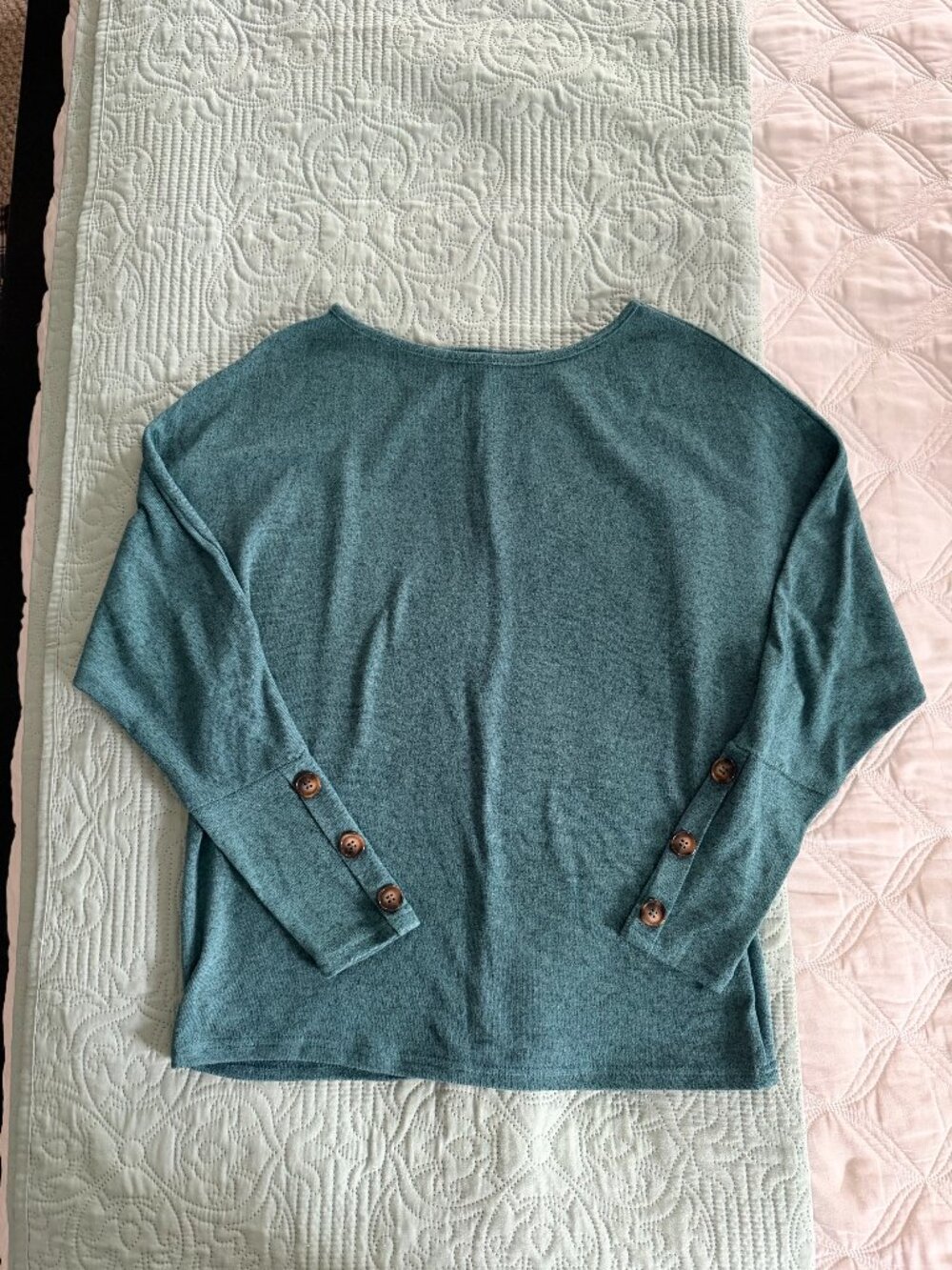 Teal Long Sleeve Top